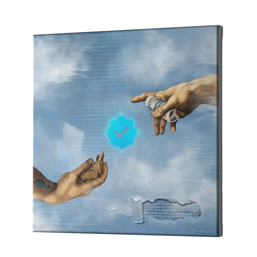 Verified Check Canvas Wall Art