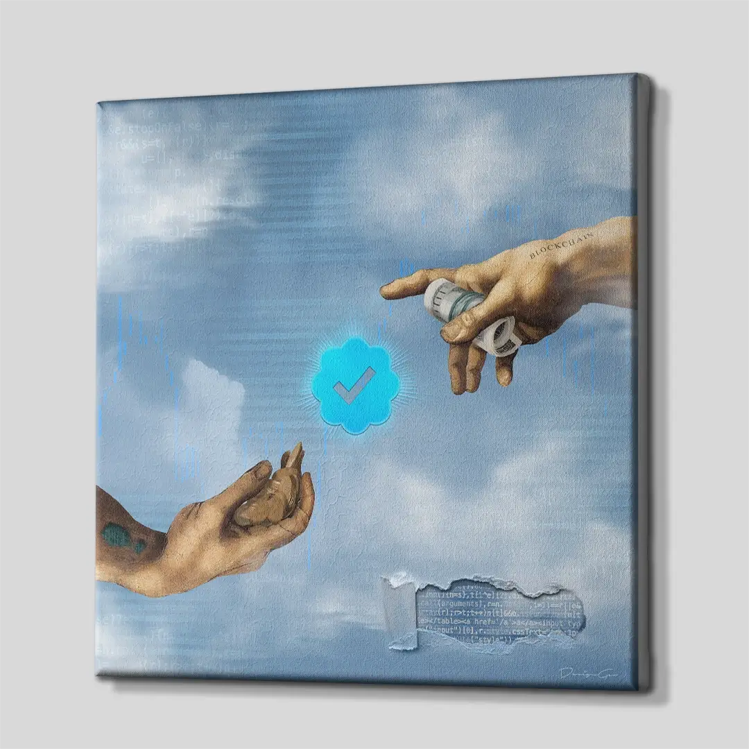 Verified Check Canvas Wall Art