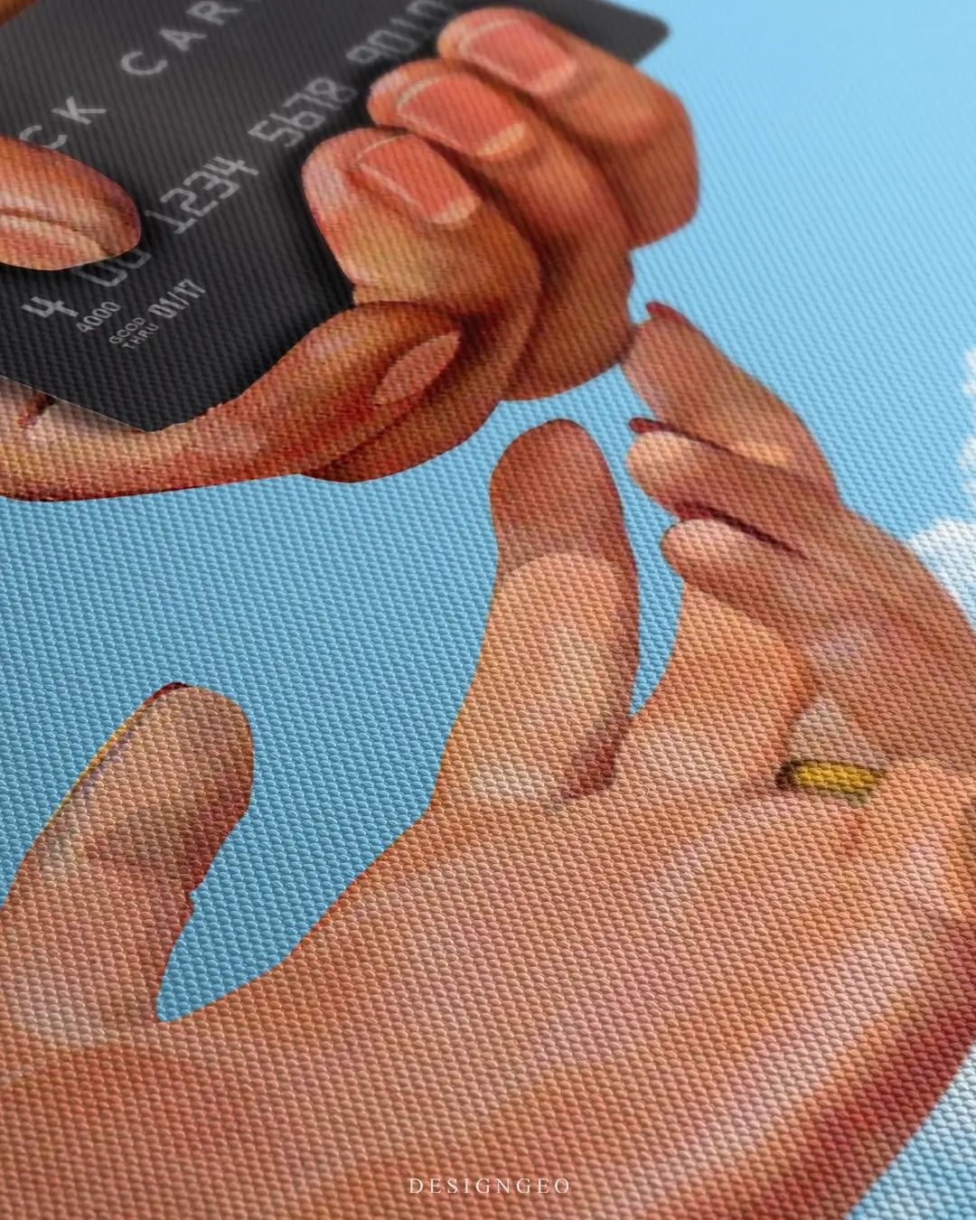 Window Shoppers Canvas Wall Art