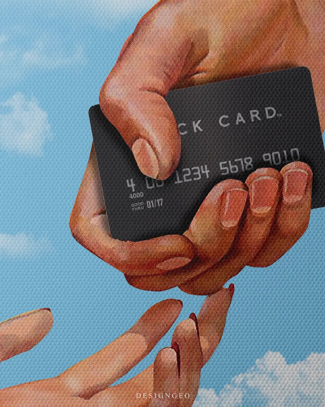 Window Shoppers Canvas Wall Art