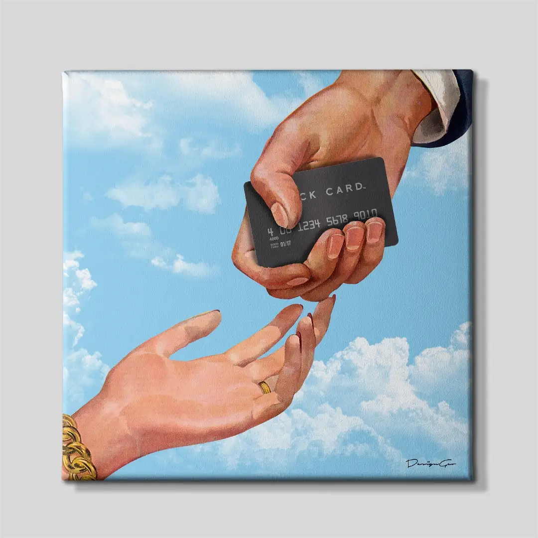 Window Shoppers Canvas Wall Art