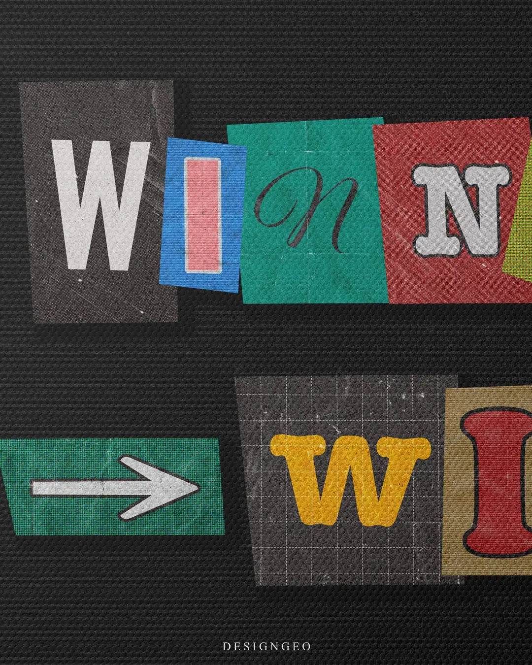 Winners Win Canvas Wall Art