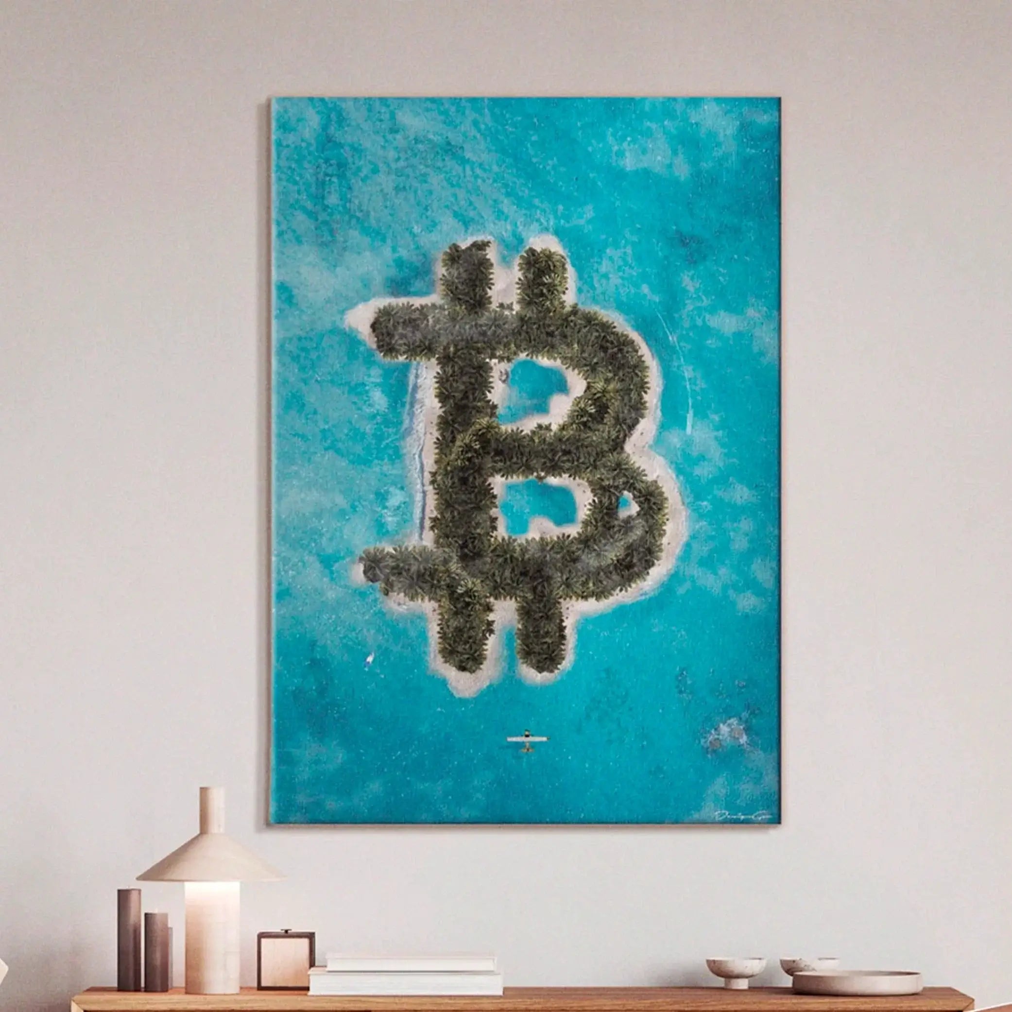 Cryptocurrency Canvas Wall Art