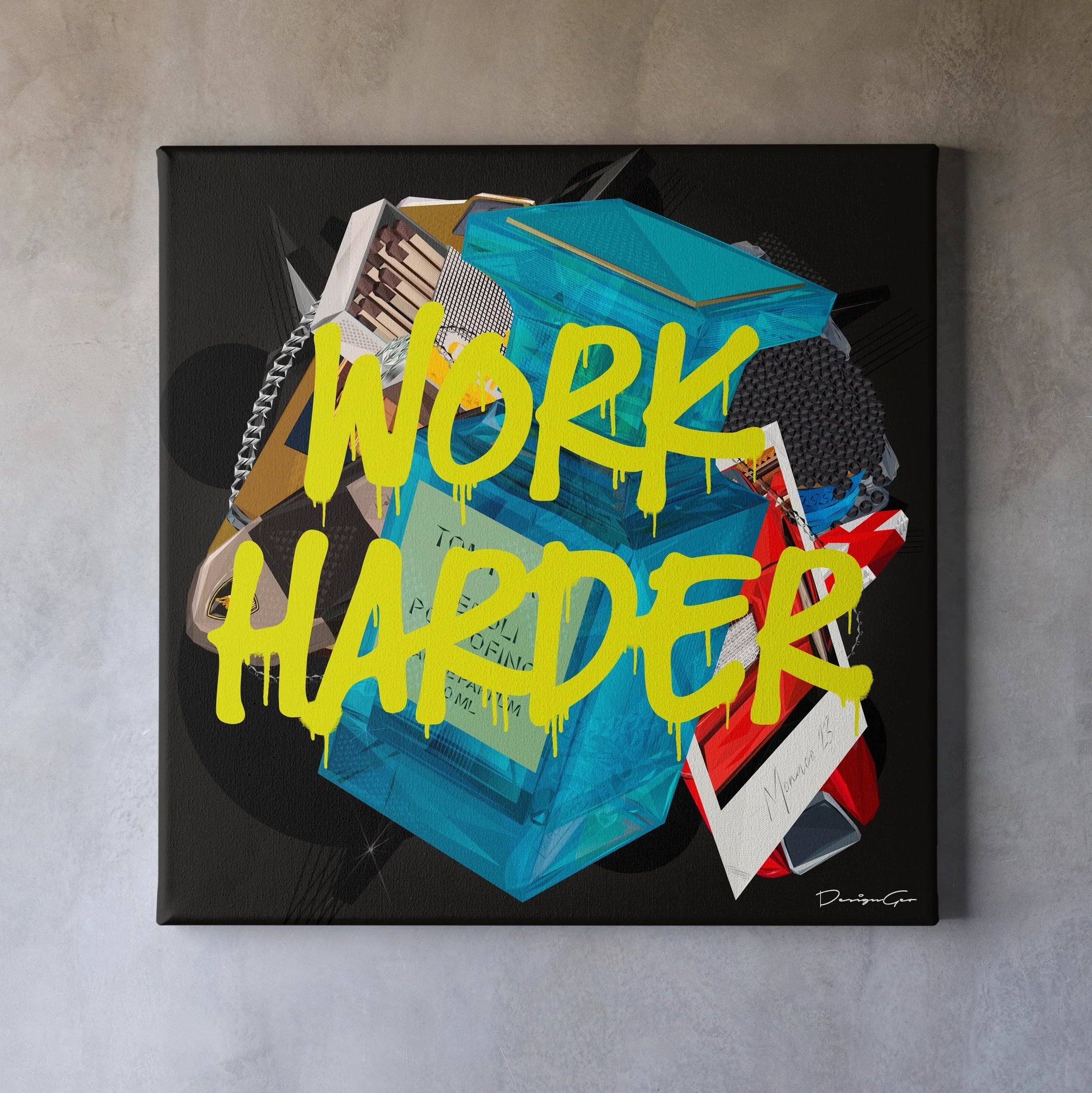 motivational canvas wall art for entrepreneurs