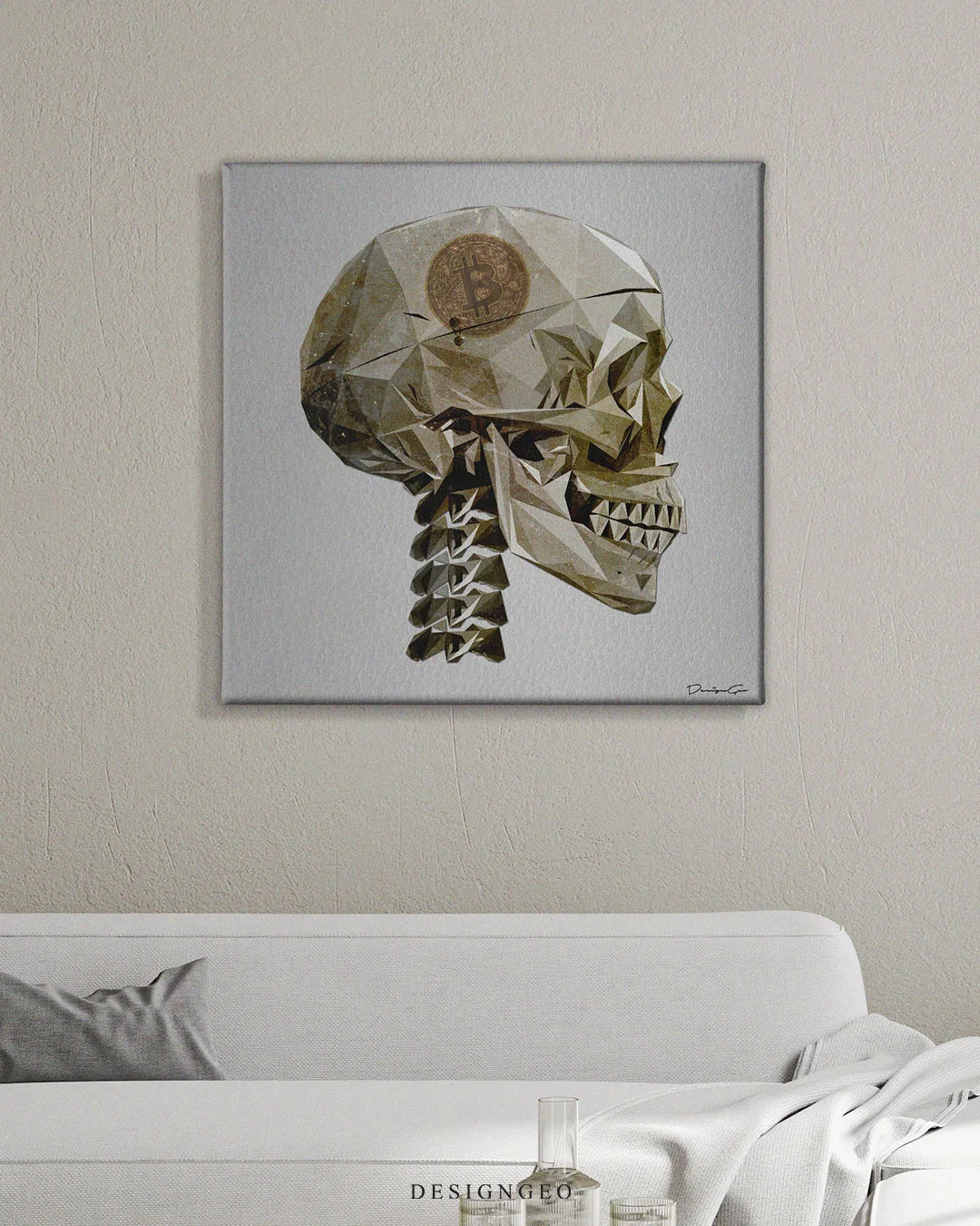 Skull Canvas Wall Art
