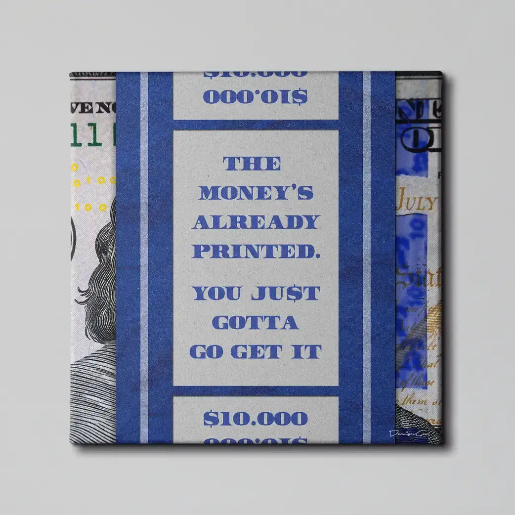 Money Canvas Wall Art