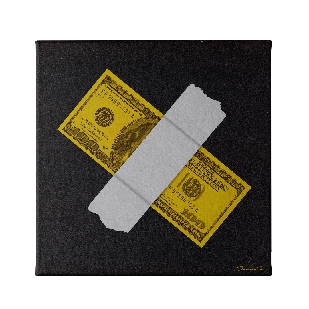100 Dollar Bill Canvas Wall Art