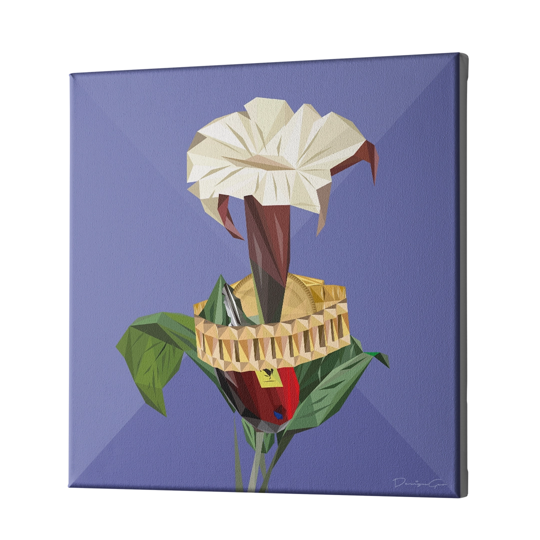 Floral Awakening Canvas Wall Art