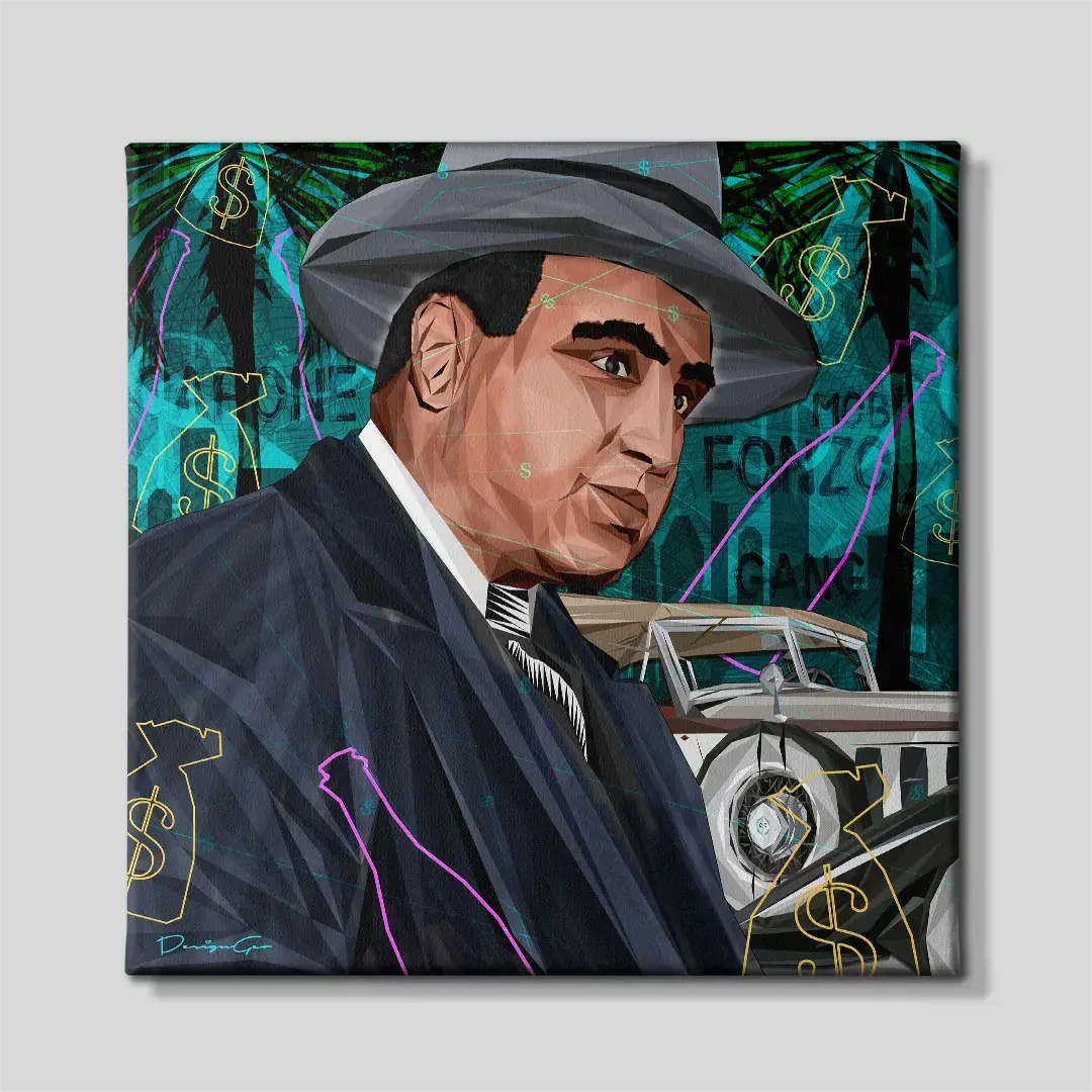 Al Capone Canvas Wall Art