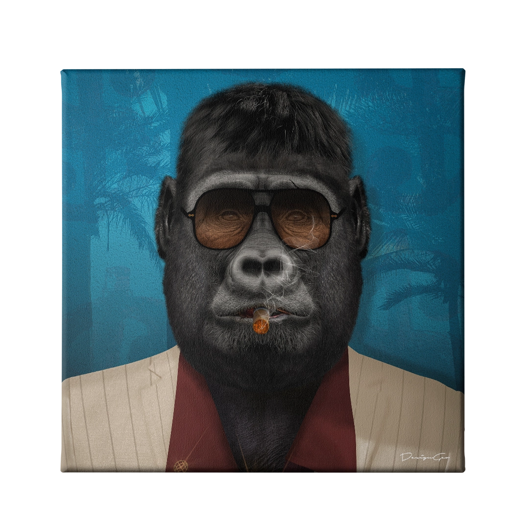 Boss Gorilla Canvas Wall Art