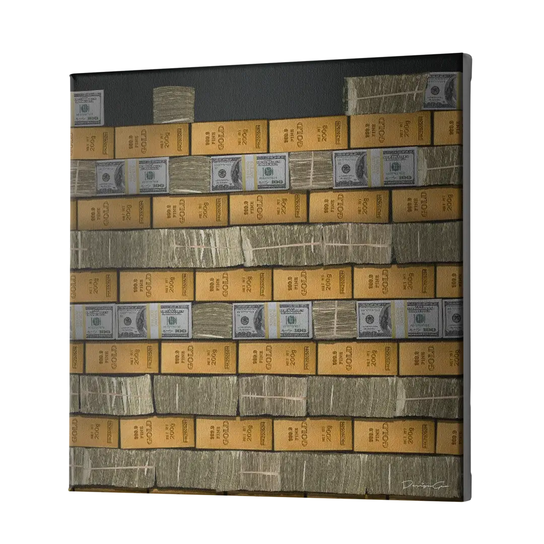 Brick By Brick Canvas Wall Art