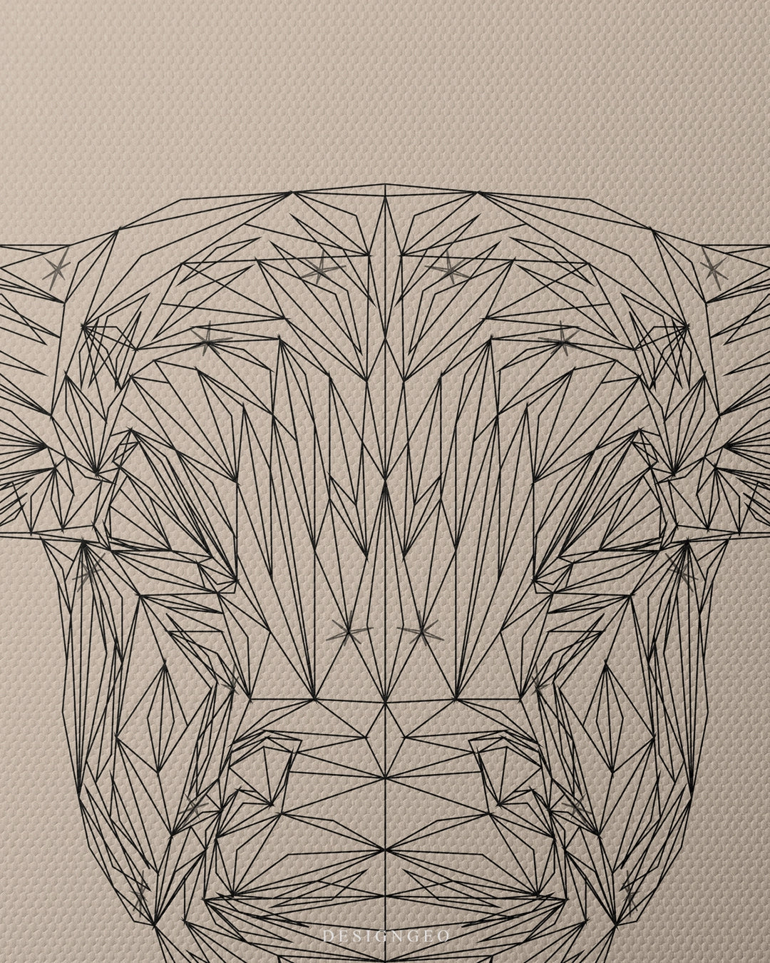 Bull Head Outline Art