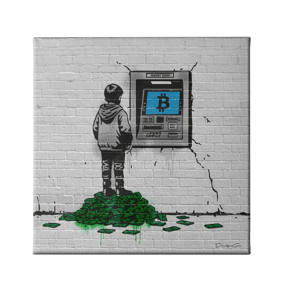 Cash To Code Canvas Wall Art