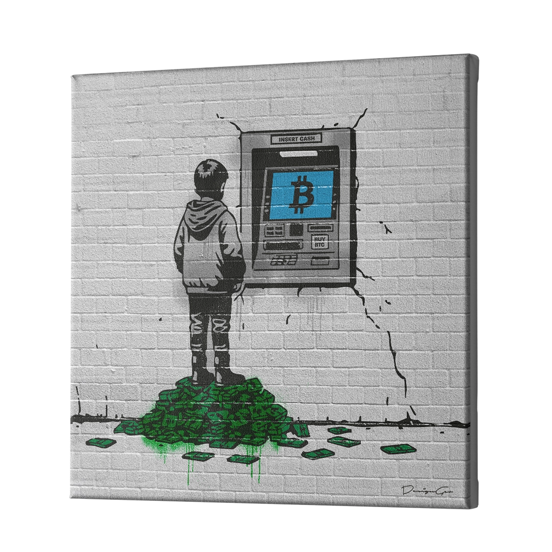 Cash To Code Canvas Wall Art