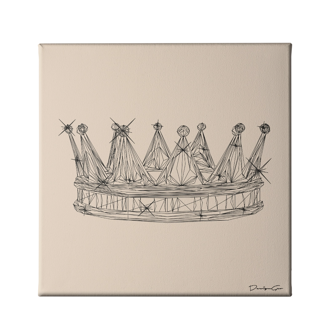 Crown Outline Art