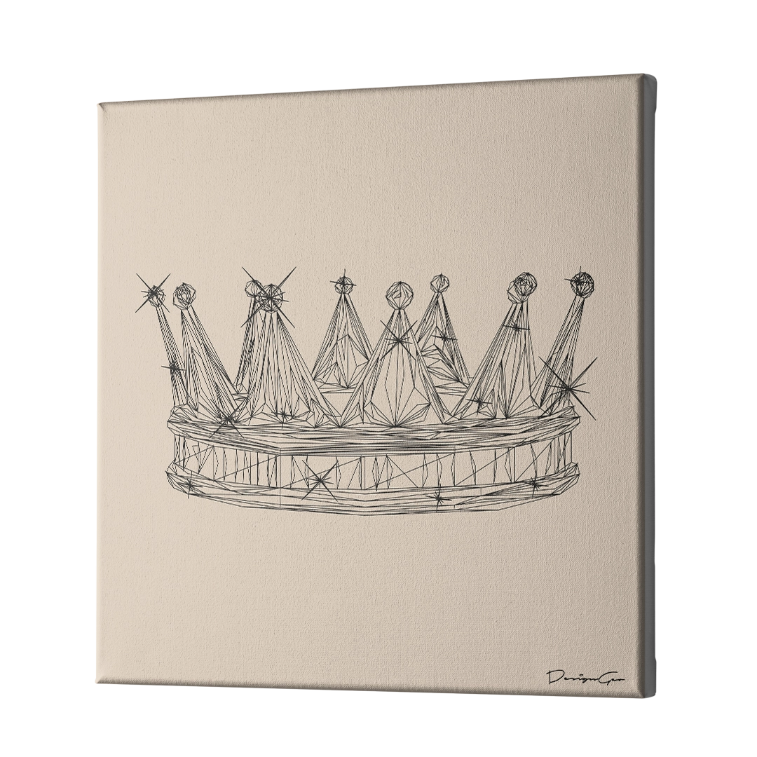 Crown Outline Art