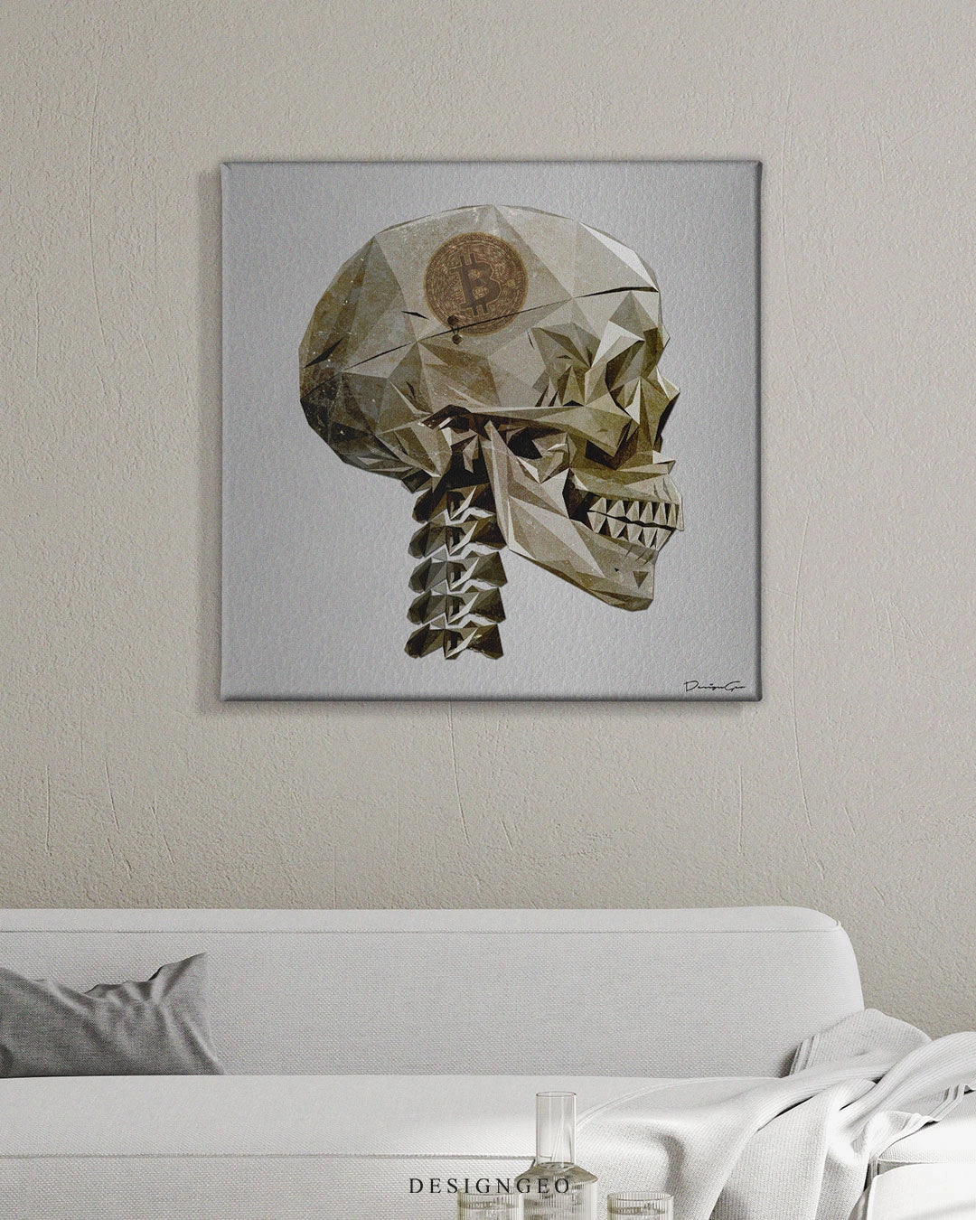 Crypto Skull Art