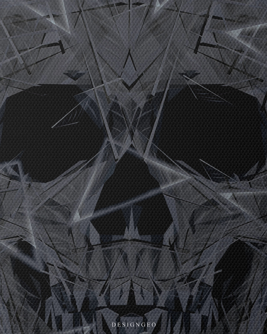 Crystal Skull Canvas Wall Art