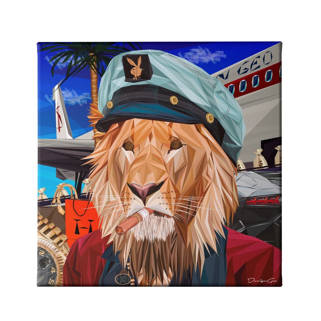 Dapper Don Canvas Wall Art