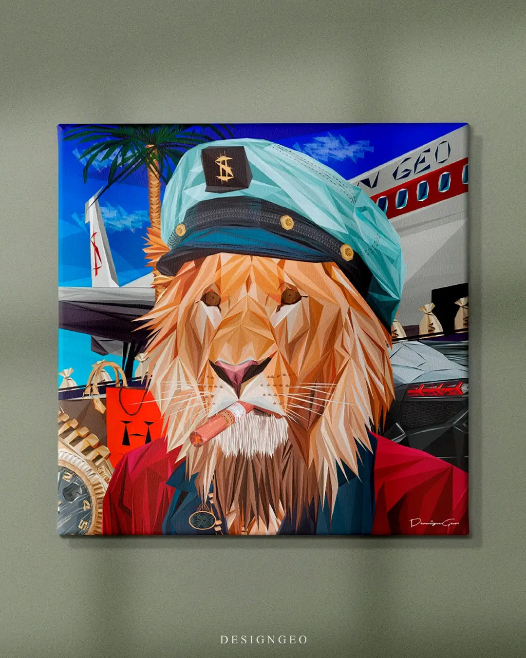 Dapper Don Canvas Wall Art