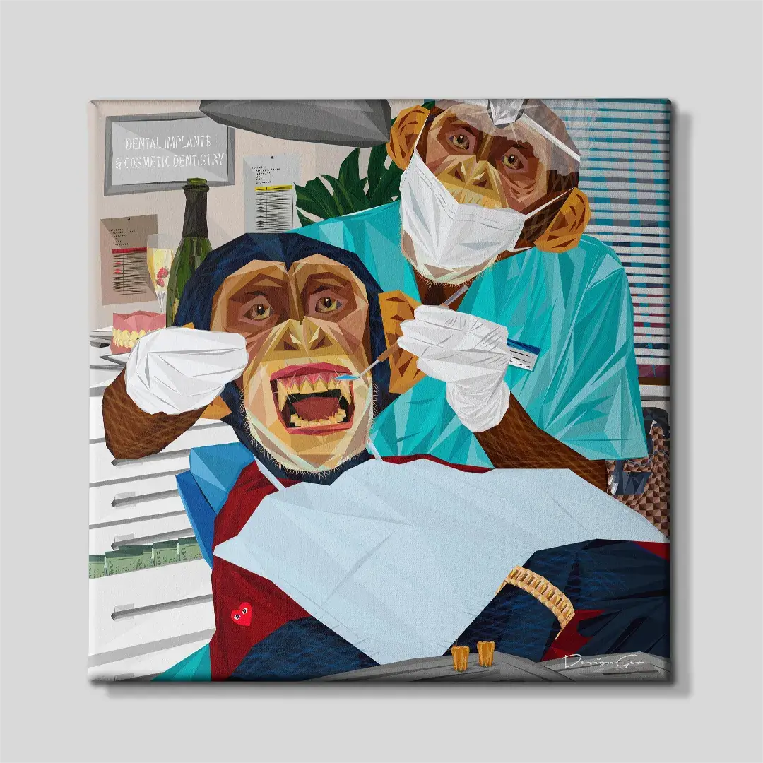 Dental Implants Canvas Wall Art