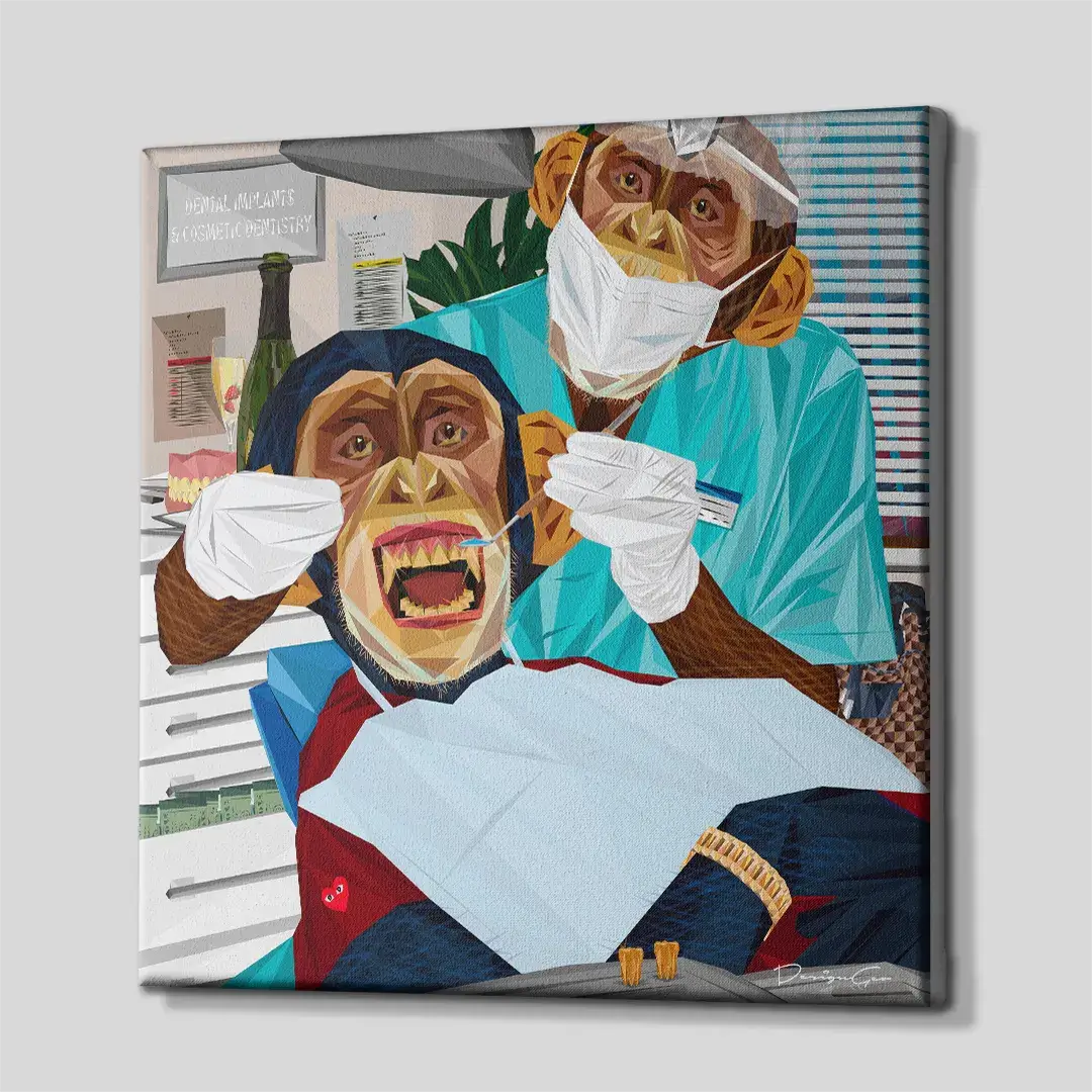 Dental Implants Canvas Wall Art