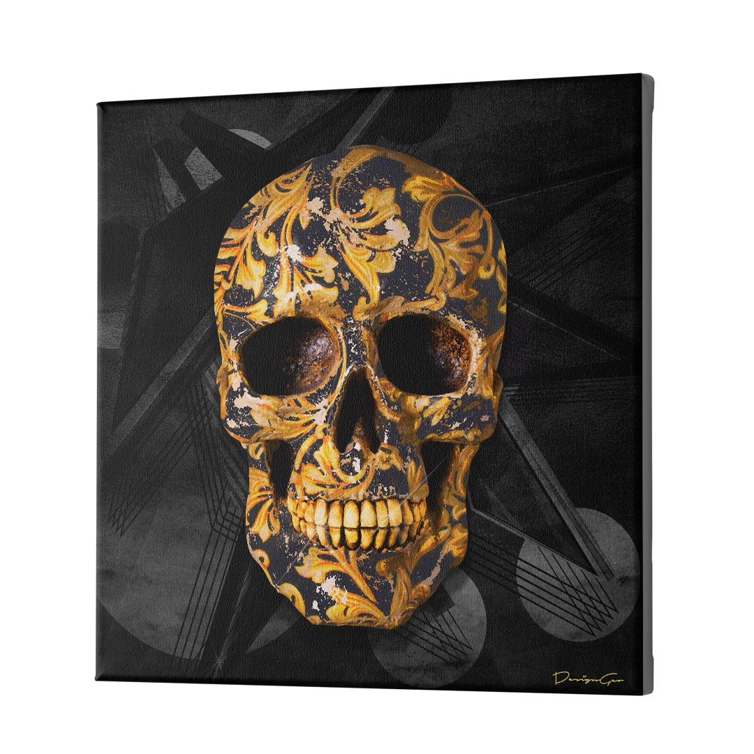 Designer Skull Canvas Wall Art