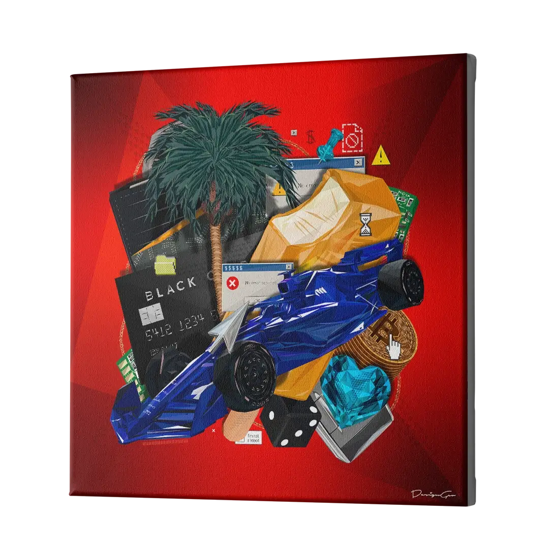 Digital Assets Portfolio Canvas Wall Art