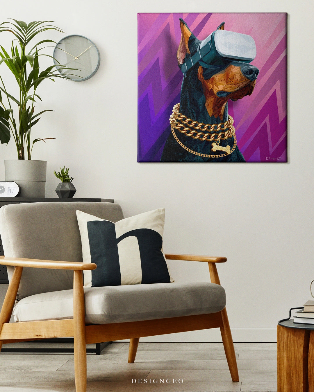 Doberman Dog Art