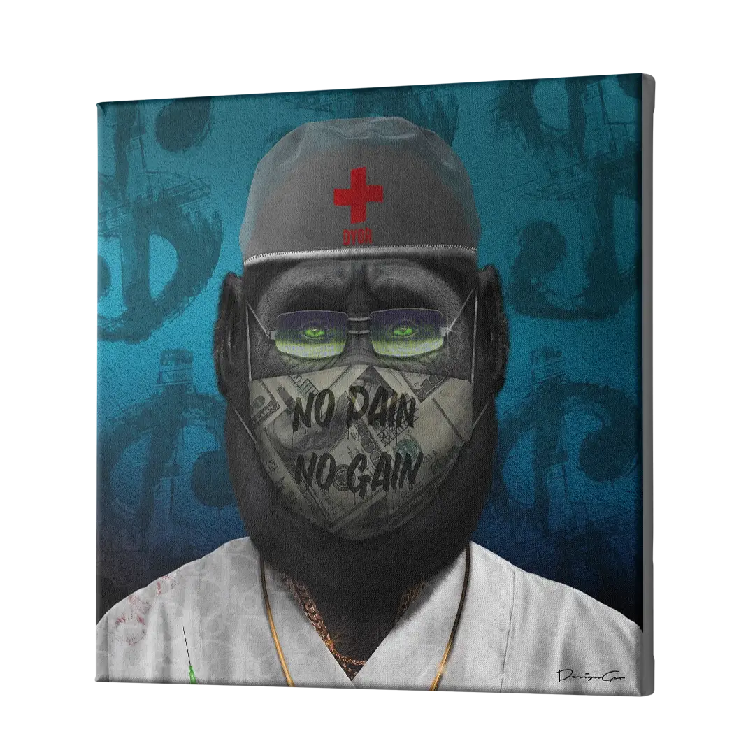 Doctor Ape Canvas Wall Art