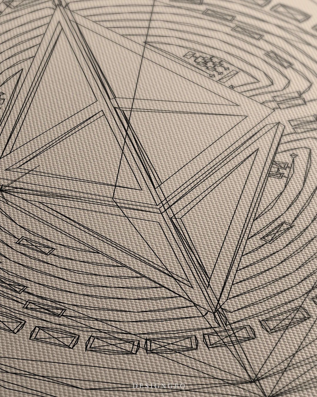 Ethereum Coin Outline Art