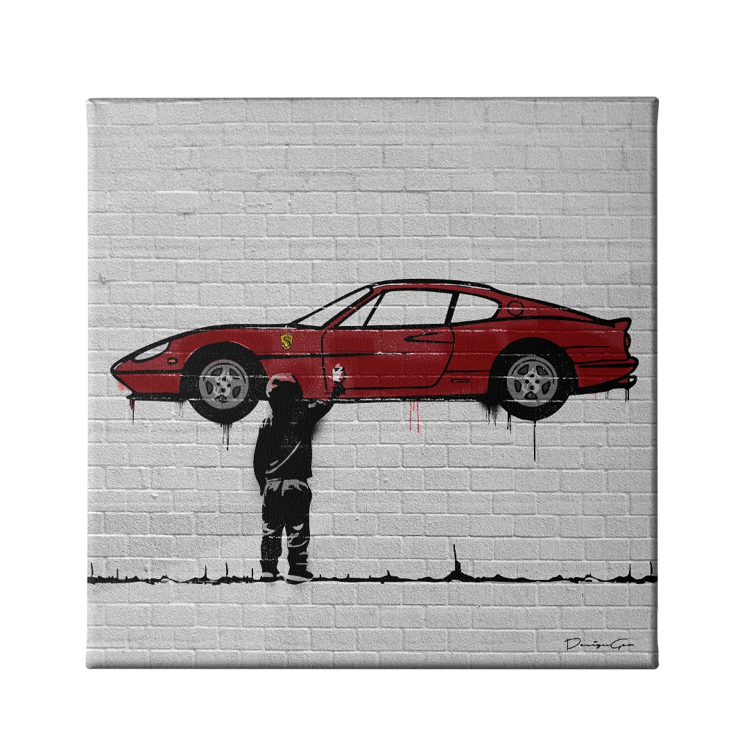 Fast Cars Dreams Canvas Wall Art