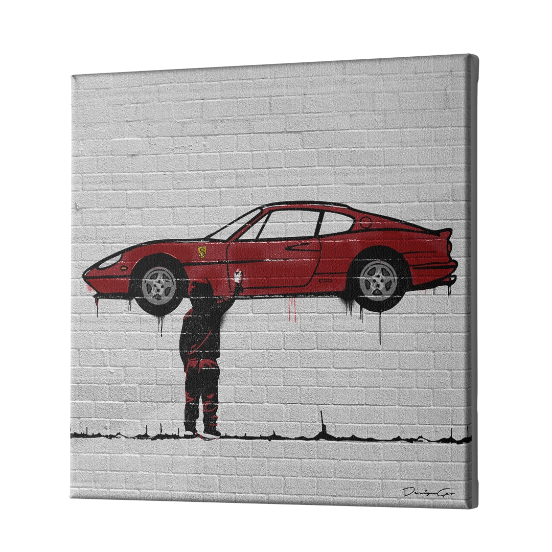 Fast Cars Dreams Canvas Wall Art