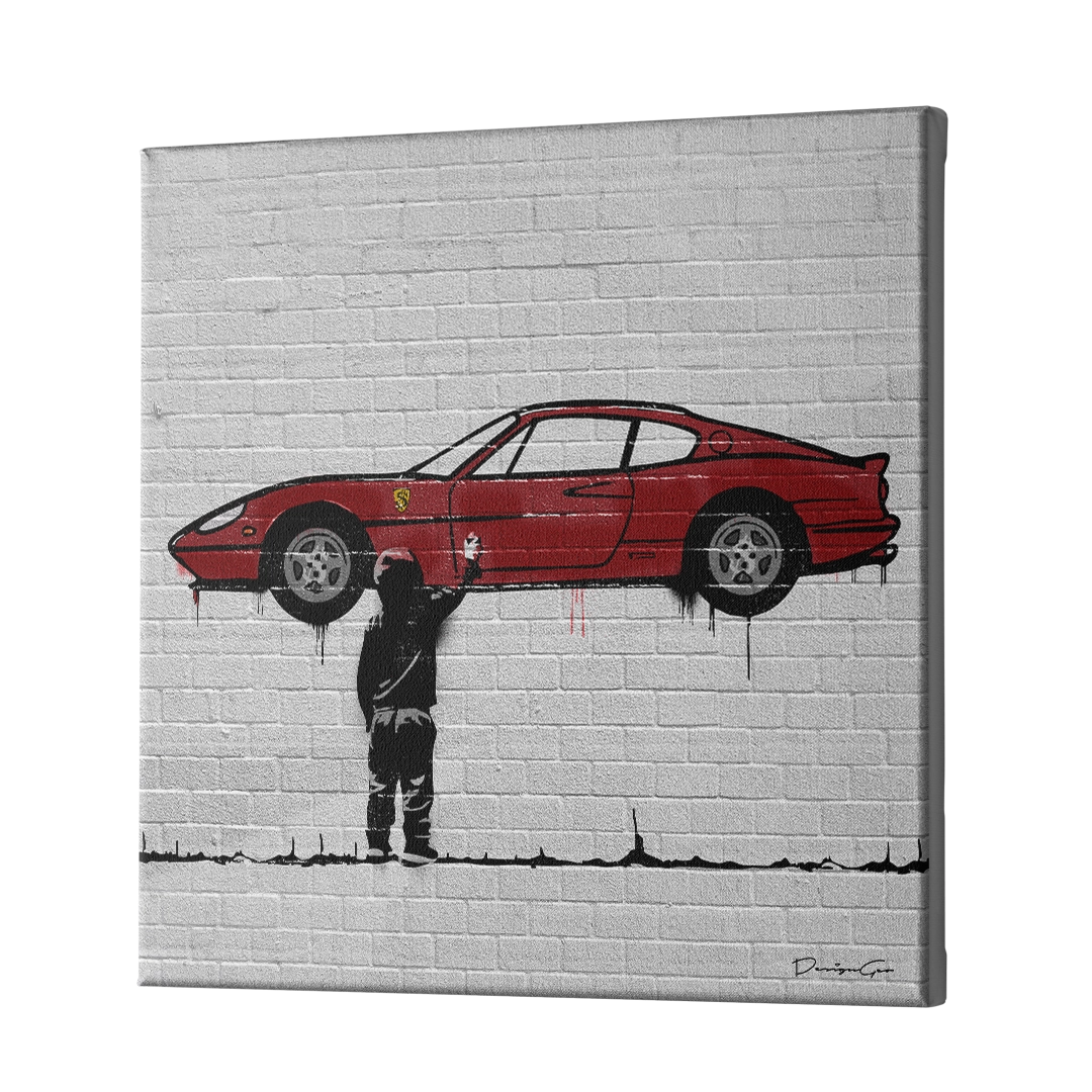 Fast Cars Dreams Canvas Wall Art