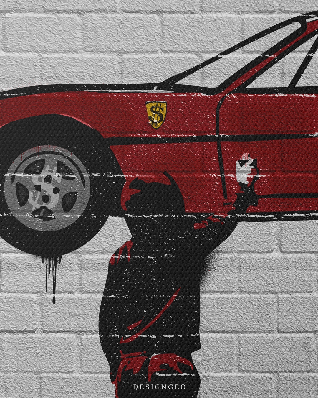 Fast Cars Dreams Canvas Wall Art