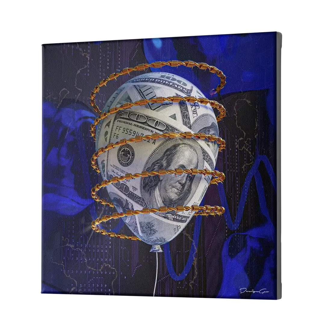 Financial Fragility Canvas Wall Art