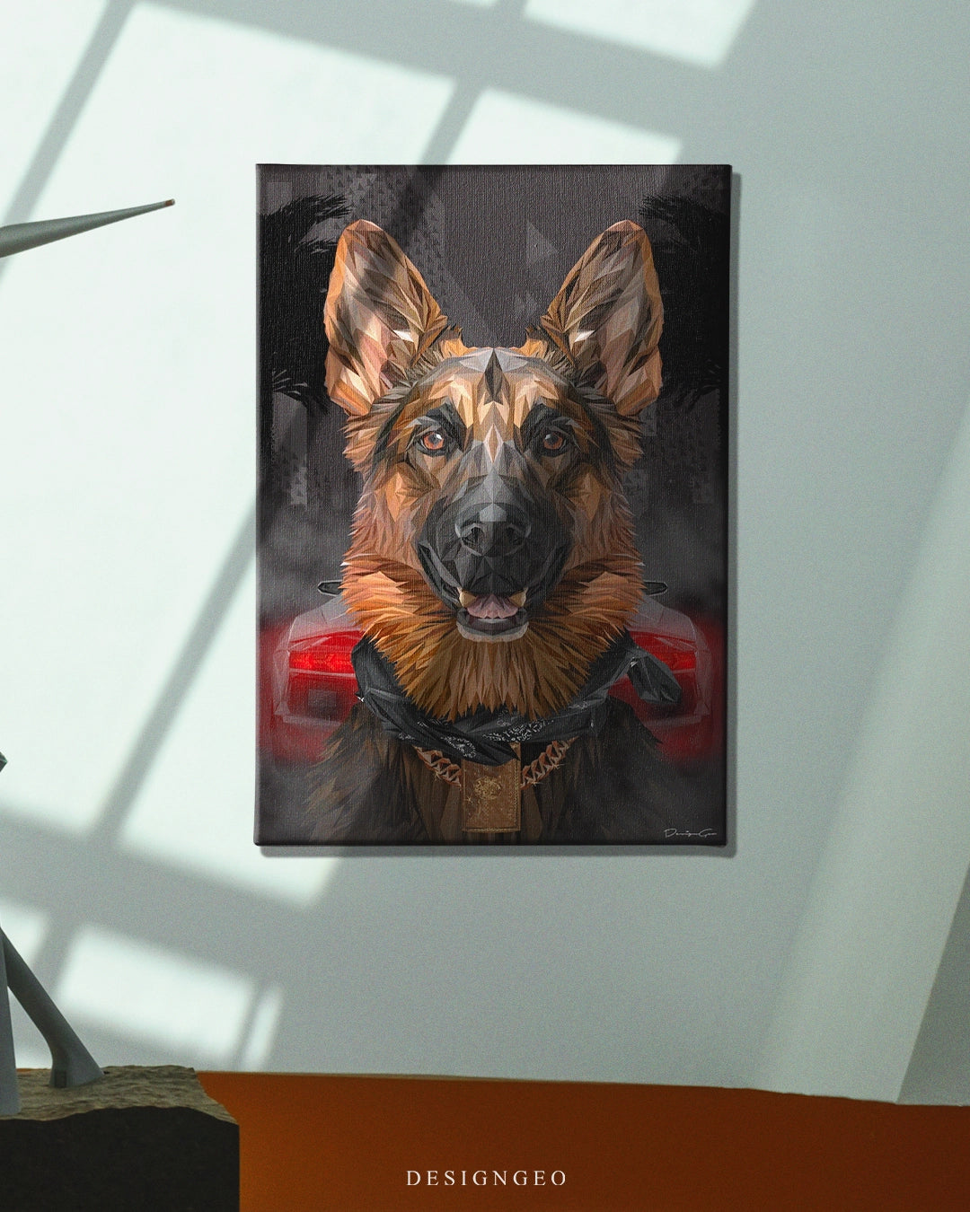 German Shepherd Art