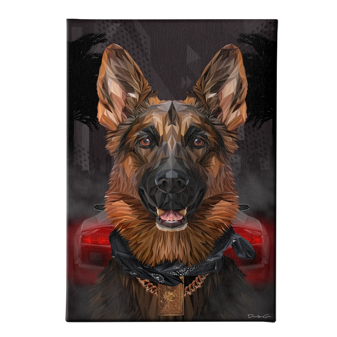 German Shepherd Art