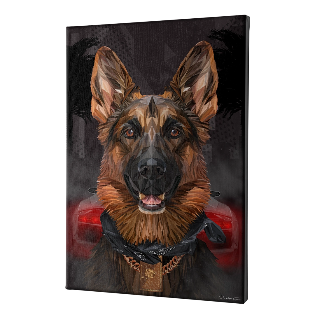 German Shepherd Art