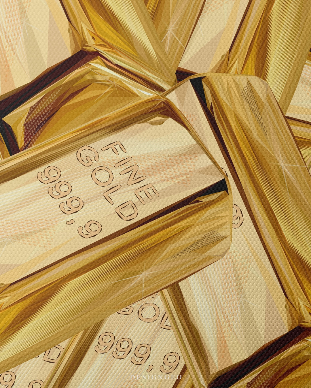 Gold Bars Art