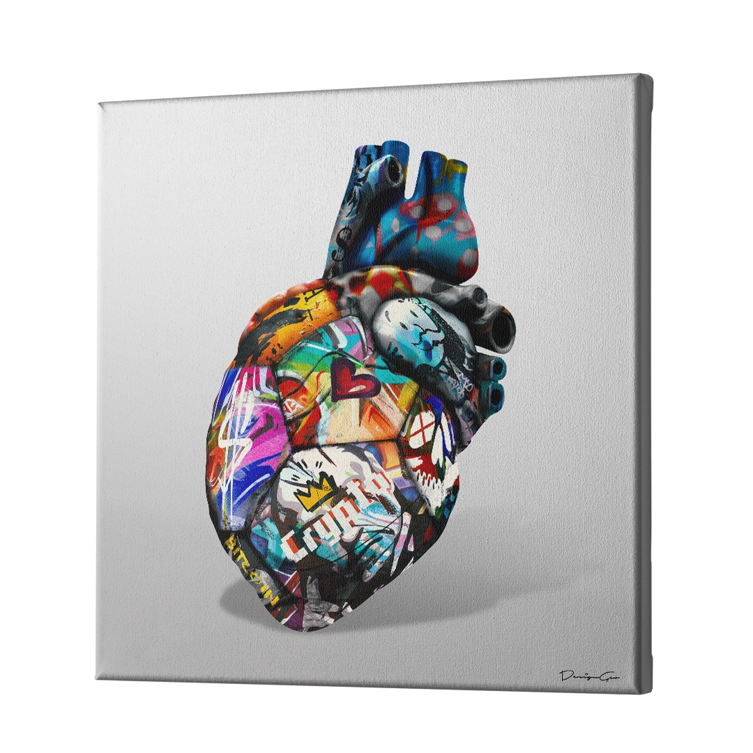 Graffiti Heart Art