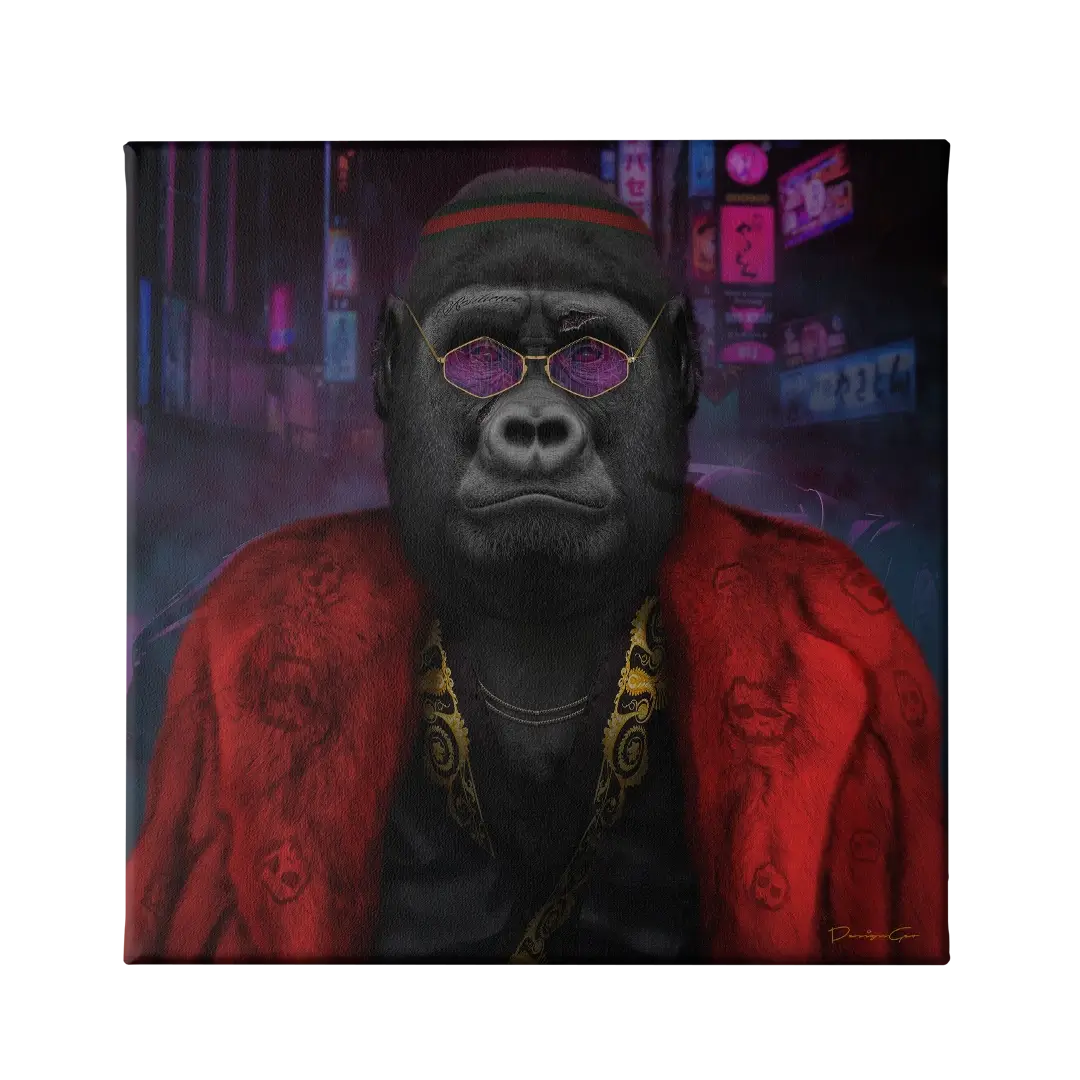 Haute Primate Canvas Wall Art
