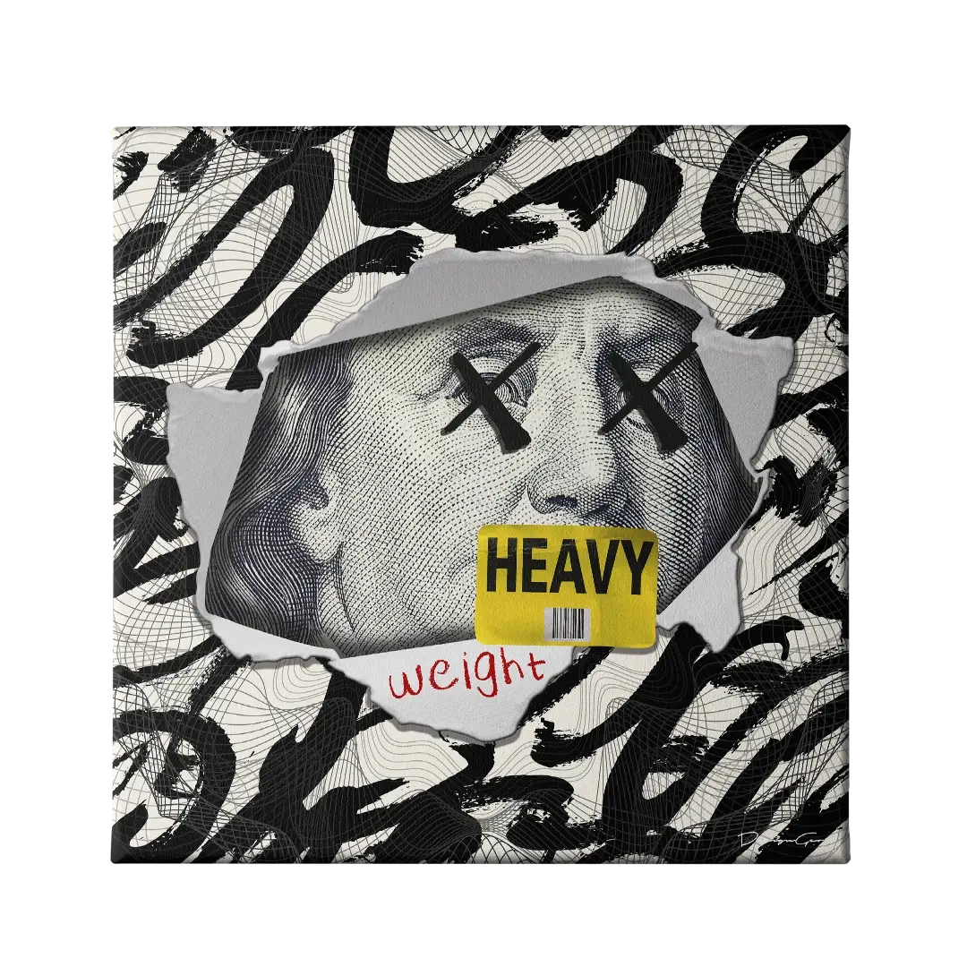 Heavyweight Dollar Canvas Wall Art