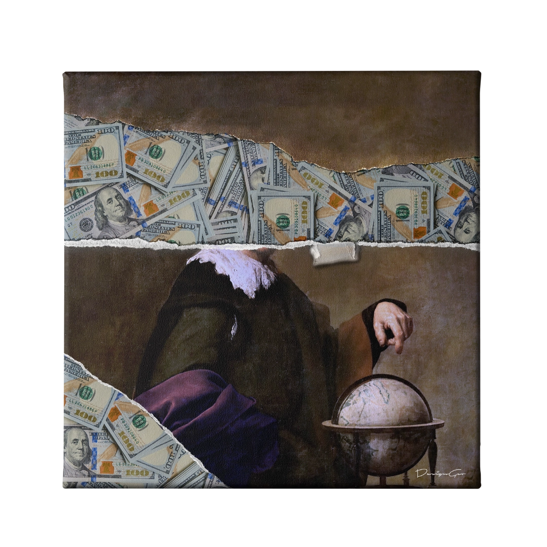 Hidden Money Canvas Wall Art