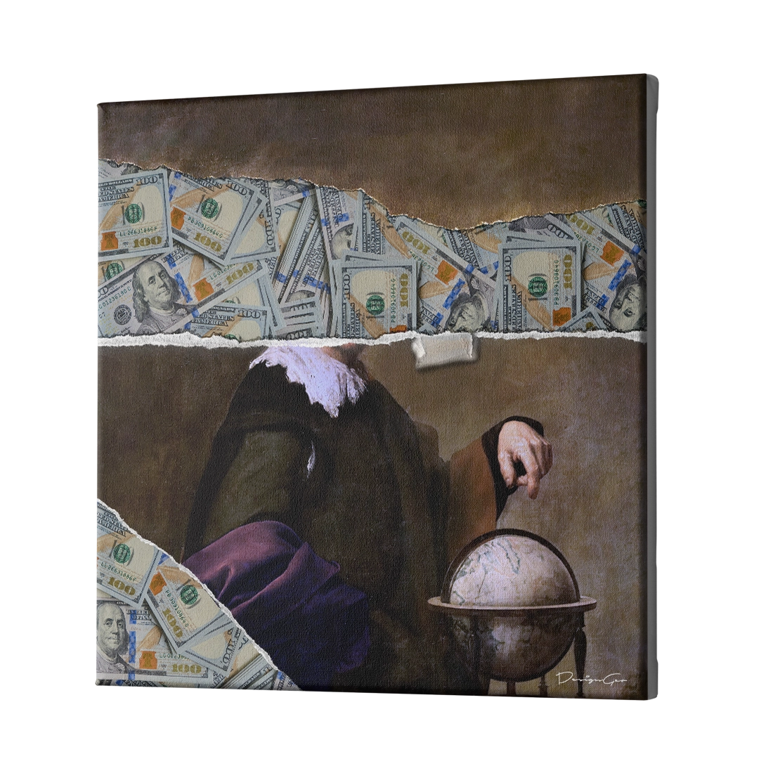 Hidden Money Canvas Wall Art