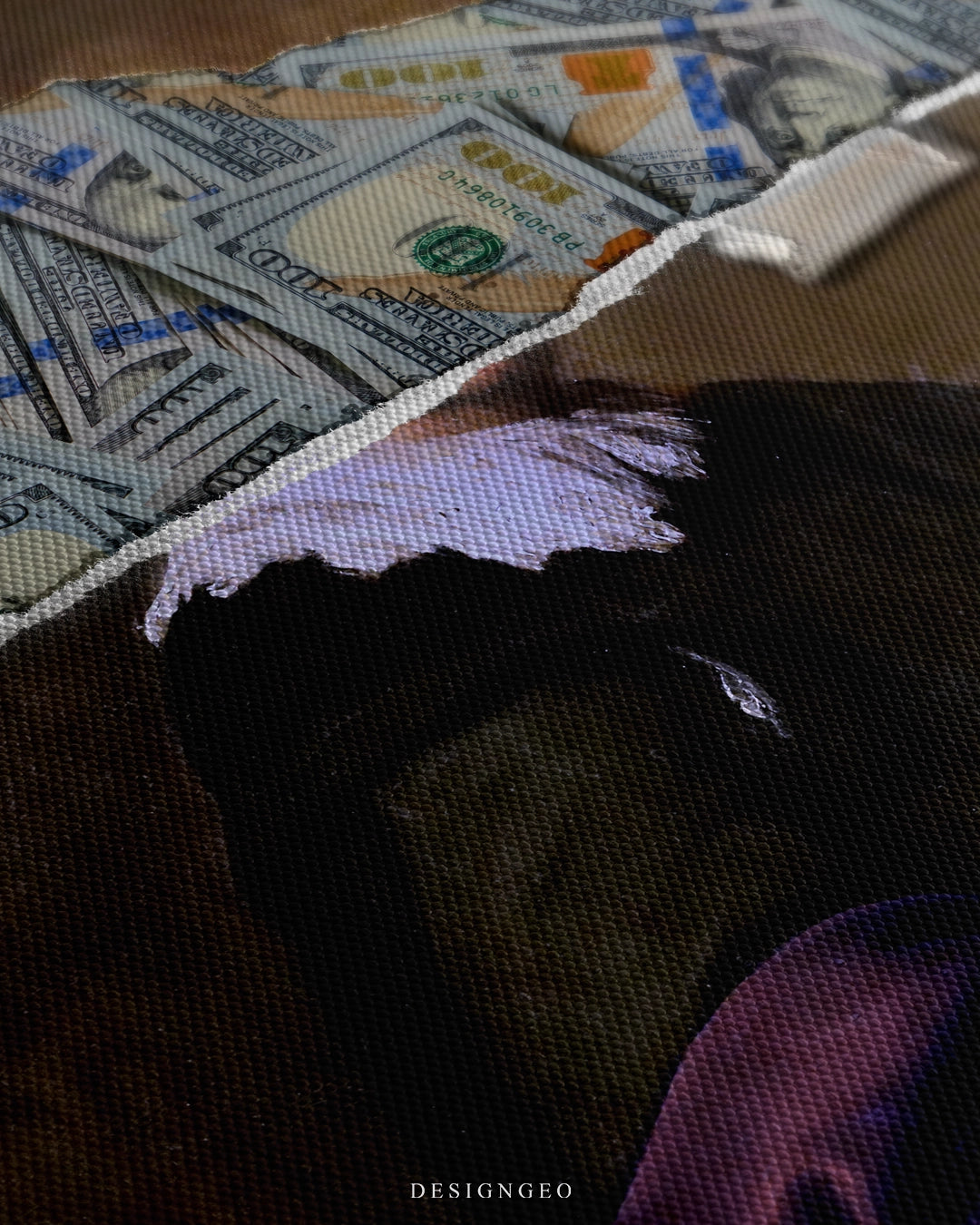 Hidden Money Canvas Wall Art