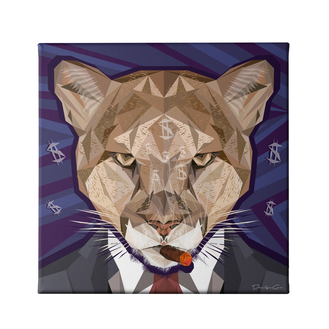 Imperial Puma Canvas Wall Art