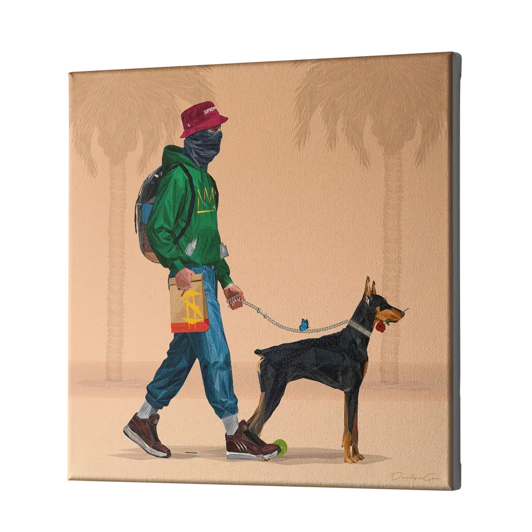Loyal Walk Canvas Wall Art