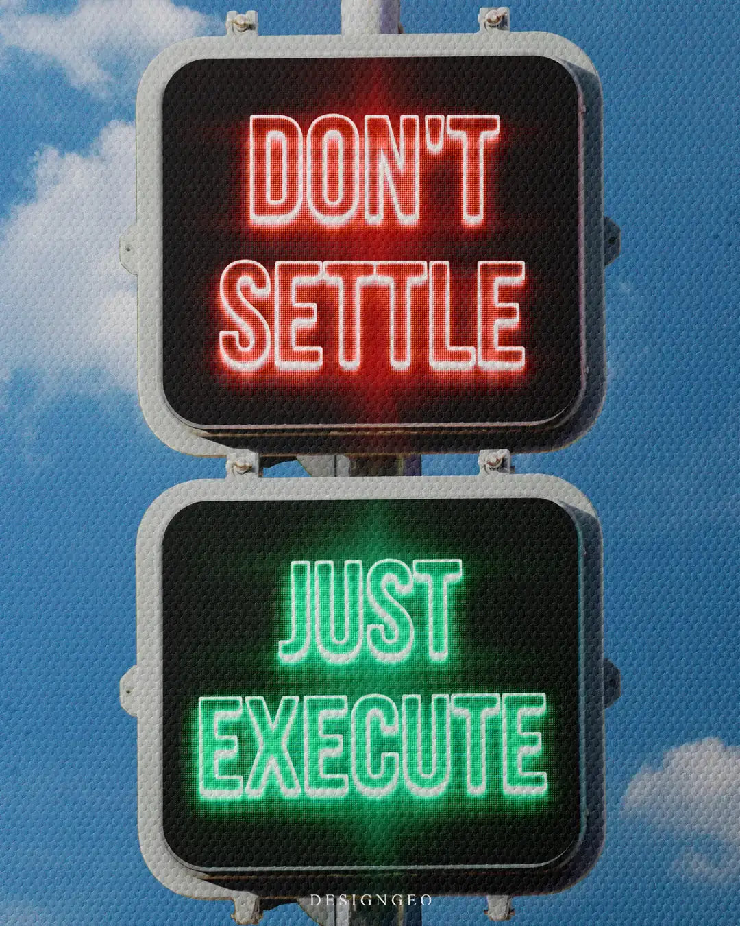 Detailed view of the "Market Pulse" art, showcasing the glowing green and red lights representing stock market actions on a high-quality canvas