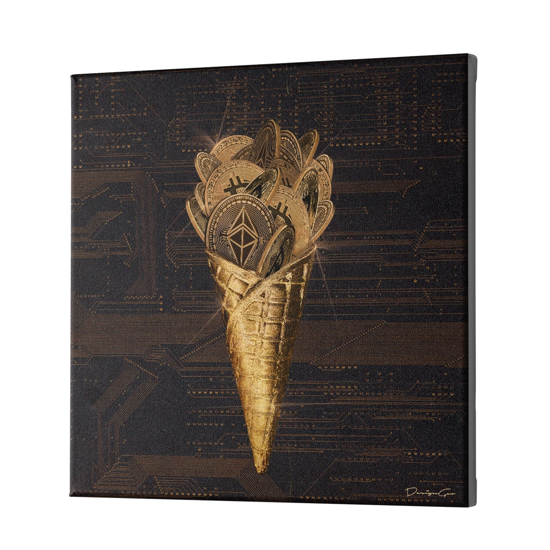 Metaverse Dessert Canvas Wall Art